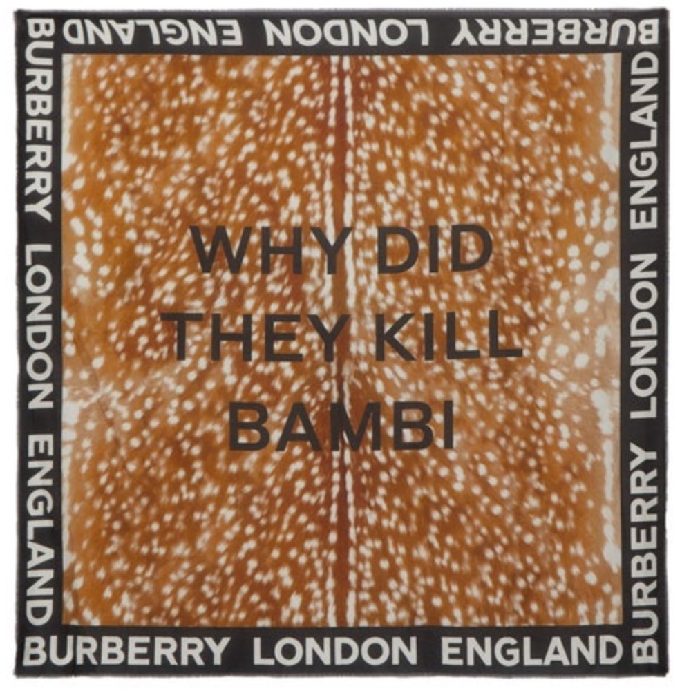 Burberry Bambi Scarf 2019 New With Tags